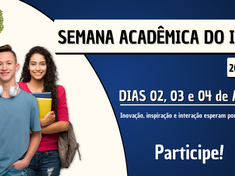 Evento vai destinar um dia para planejamento do instituto e capacitação de servidores. A recepção dos calouros será no dia 03 de abril com uma gincana e show cultural.